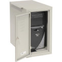 Computer Cabinet Side Car, Gray, 12"W x 22-1/2"D x 21-1/2"H