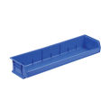 Akro-Mils 33" Wide AkroBin®, 33 x 8-5/8 x 5, Blue - Pkg Qty 4