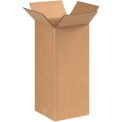 8&quot; x 8&quot; x 17&quot; Tall Cardboard Corrugated Boxes - Pkg Qty 25