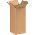 8&quot; x 8&quot; x 18&quot; Tall Cardboard Corrugated Boxes - Pkg Qty 25