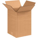8-1/2&quot; x 8-1/2&quot; x 12&quot; Multi-Depth Cardboard Corrugated Boxes - Pkg Qty 25