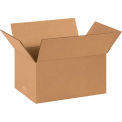 14&quot; x 10&quot; x 7&quot; Cardboard Corrugated Boxes - Pkg Qty 25