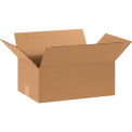 15&quot; x 10&quot; x 6&quot; Cardboard Corrugated Boxes - Pkg Qty 25