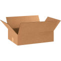 18&quot; x 12&quot; x 5&quot; Flat Cardboard Corrugated Boxes - Pkg Qty 25