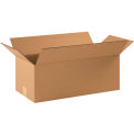 22&quot; x 10&quot; x 8&quot; Long Cardboard Corrugated Boxes - Pkg Qty 20