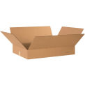 24&quot; x 18&quot; x 4&quot; Flat Cardboard Corrugated Boxes - Pkg Qty 20