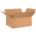 26&quot; x 20&quot; x 12&quot; Multi-Depth Cardboard Corrugated Boxes - Pkg Qty 10