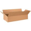 28&quot; x 12&quot; x 6&quot; Flat Cardboard Corrugated Boxes - Pkg Qty 25
