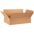 28&quot; x 16&quot; x 7&quot; Flat Cardboard Corrugated Boxes - Pkg Qty 20