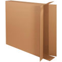 Side Loading Cardboard Corrugated Boxes, 40&quot; x 6&quot; x 40&quot;, Kraft - Pkg Qty 20