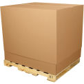 47-1/4&quot; x 39-1/2&quot; x 25&quot; Heavy-Duty Cardboard Corrugated Box, Kraft - Pkg Qty 5