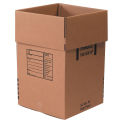 18" x 18" x 28" Cardboard Corrugated Dish Pack Boxes, Kraft - Pkg Qty 5