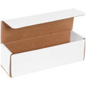 10" x 3" x 3" Corrugated Mailers, ECT-32, White - Pkg Qty 50
