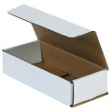 7-1/2&quot; x 3-1/4&quot; x 1-3/4&quot; Corrugated Mailers, ECT-32, White - Pkg Qty 50