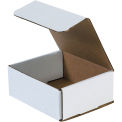 6-3/16&quot; x 5-3/8&quot; x 2-1/2&quot; Corrugated Mailers, ECT-32, White - Pkg Qty 50