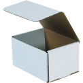 6-1/2&quot; x 4-7/8&quot; x 3-3/4&quot; Corrugated Mailers, ECT-32, White - Pkg Qty 50