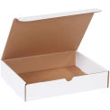 11-1/8&quot; x 8-3/4&quot; x 2-5/16&quot; Corrugated Literature Mailers, ECT-32, White - Pkg Qty 50