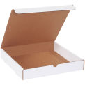 12&quot; x 12&quot; x 2&quot; Corrugated Literature Mailers, ECT-32, White - Pkg Qty 50