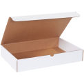17-1/8&quot;x11-1/8&quot;x3&quot; Corrugated Literature Mailer, White - Pkg Qty 50