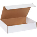 17-1/8&quot; x 11-1/8&quot; x 4&quot; Corrugated Literature Mailers, ECT-32, White - Pkg Qty 50
