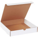 10&quot;x10&quot;x2&quot; Corrugated Literature Mailer, White - Pkg Qty 50