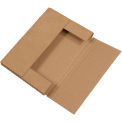 9-5/8&quot;x6-5/8&quot;x1-1/4&quot; Corrugated Easy-Fold Mailers, Kraft - Pkg Qty 50