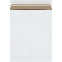 9-3/4&quot;Wx12-1/4&quot;L Self-Seal Stayflat Mailer, White, 100 Pack