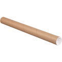 Mailing Tube With Cap, 20&quot;L x 2&quot; Dia., Kraft