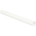 Mailing Tube With Cap, 9&quot;L x 2&quot; Dia., White