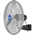 Deluxe Oscillating Wall Mount Fan, 24" Diameter, 1/2HP, 8,650CFM