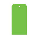 #6 Shipping Tag Pack 5-1/4&quot; x 2-5/8&quot;, 1000 Pack, Light Green