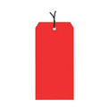 #3 Strung Tag Pack 3-3/4&quot; x 1-7/8&quot;, 1000 Pack, Red