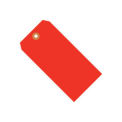 #1 Tag Pack 2-3/4&quot; x 1-3/8&quot;, 1000 Pack, Red Fluorescent