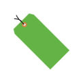 #8 Strung Tag Pack 6-1/4&quot; x 3-1/8&quot;, 1000 Pack, Green Fluorescent