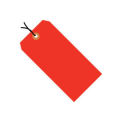 #5 Strung Tag Pack 4-3/4&quot; x 2-3/8&quot;, 1000 Pack, Red Fluorescent