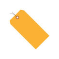 #2 Wired Tag Pack 3-1/4&quot; x 1-5/8&quot;, 1000 Pack, Orange Fluorescent