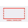 5-1/2&quot; x 10&quot; Airbill Envelope, Red Border, 1000 Pack