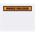 7&quot;x5-1/2&quot; Orange Invoice Enclosed, Panel Face, 1000 Pack
