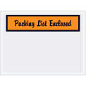 4-1/2&quot;x6&quot; Orange Packing List Enclosed, Panel Face, 1000 Pack