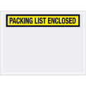 4-1/2&quot;x6&quot; Yellow Packing List Enclosed, Panel Face, 1000 Pack