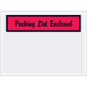 4-1/2&quot;x6&quot; Red Script Packing List Enclosed, Panel Fac, 1000 Pack