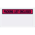 5-1/2&quot;x10&quot; Red Packing List Enclosed, Panel Face, 1000 Pack