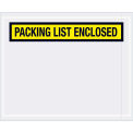 4-1/2&quot;x5-1/2&quot; Yellow Packing List Enclosed, Panel Face, 1000 Pack