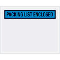 7&quot; x 5-1/2&quot; Blue Packing List Enclosed Panel Face 1000 Pack