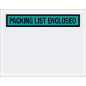 Packing List Enclosed, Panel Face 7&quot;x5-1/2&quot;, Green, 1000 Pack