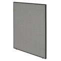 Global Industrial 36-1/4&quot;W x 60&quot;H Office Partition Panel, Gray