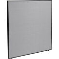 Global Industrial 60-1/4&quot;W x 60&quot;H Office Partition Panel, Gray