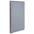 Global Industrial 36-1/4"W x 60"H Office Partition Panel, Blue