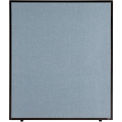 Global Industrial 36-1/4"W x 72"H Office Partition Panel, Blue