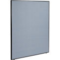 Global Industrial 60-1/4"W x 72"H Office Partition Panel, Blue